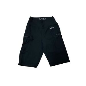 ECHT Women's Size XS Biking Shorts Zippered Pockets Wide Waistband Compression